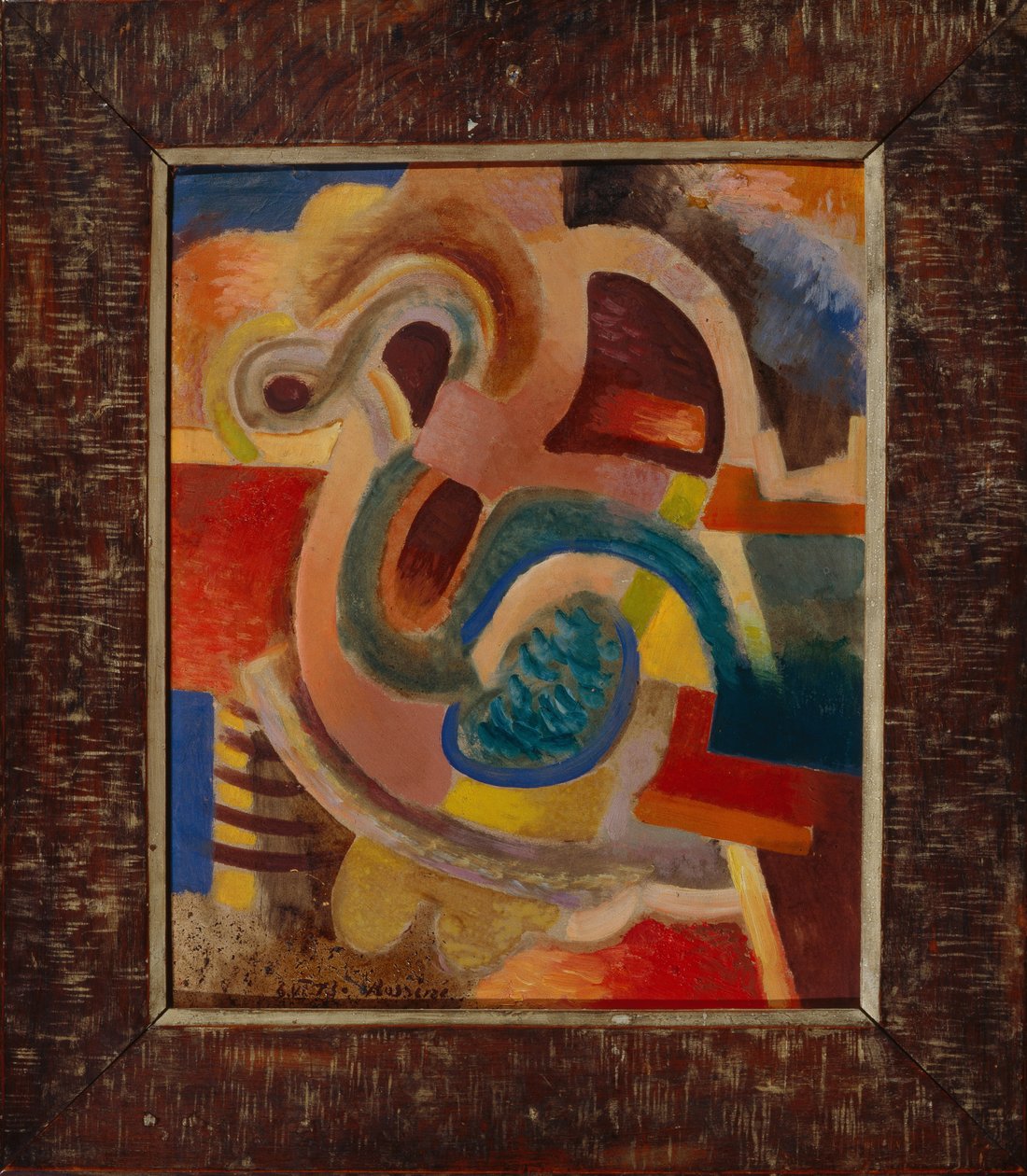 Composición abstracta No 8, 1913 de Daniel Vladimir Baranoff Rossine
