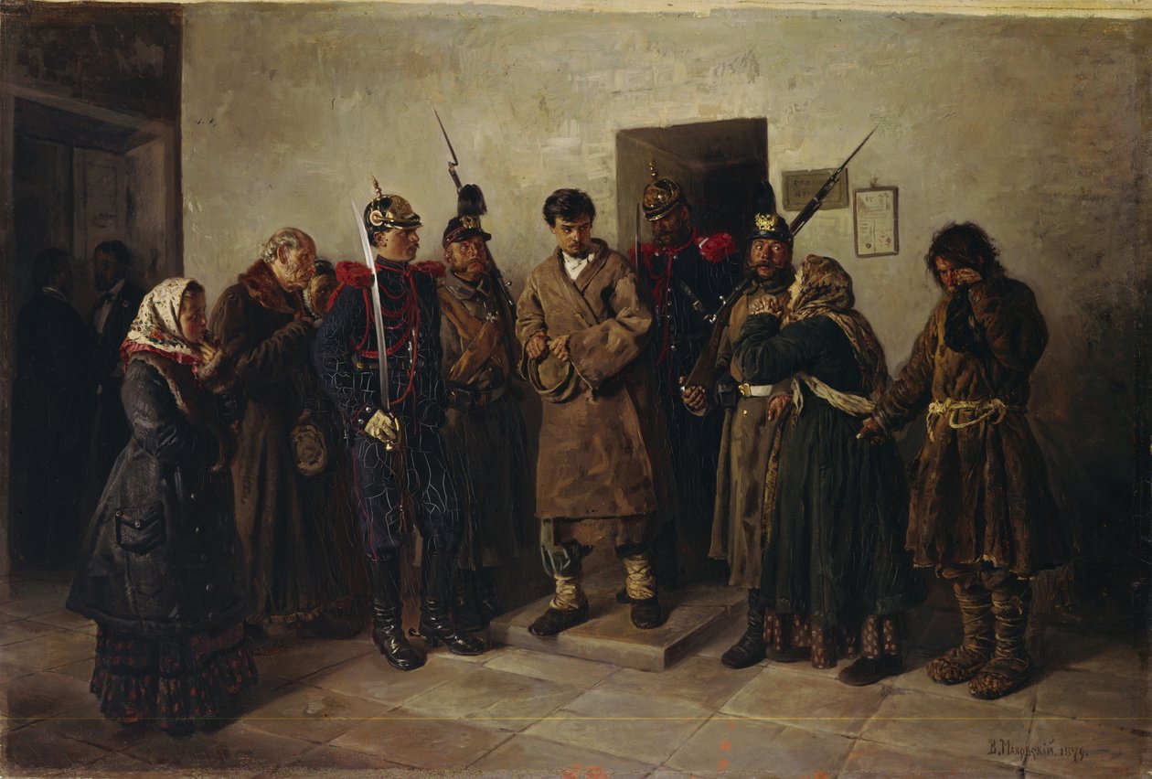 Convicto, 1879 de Vladimir Egorovic Makovsky