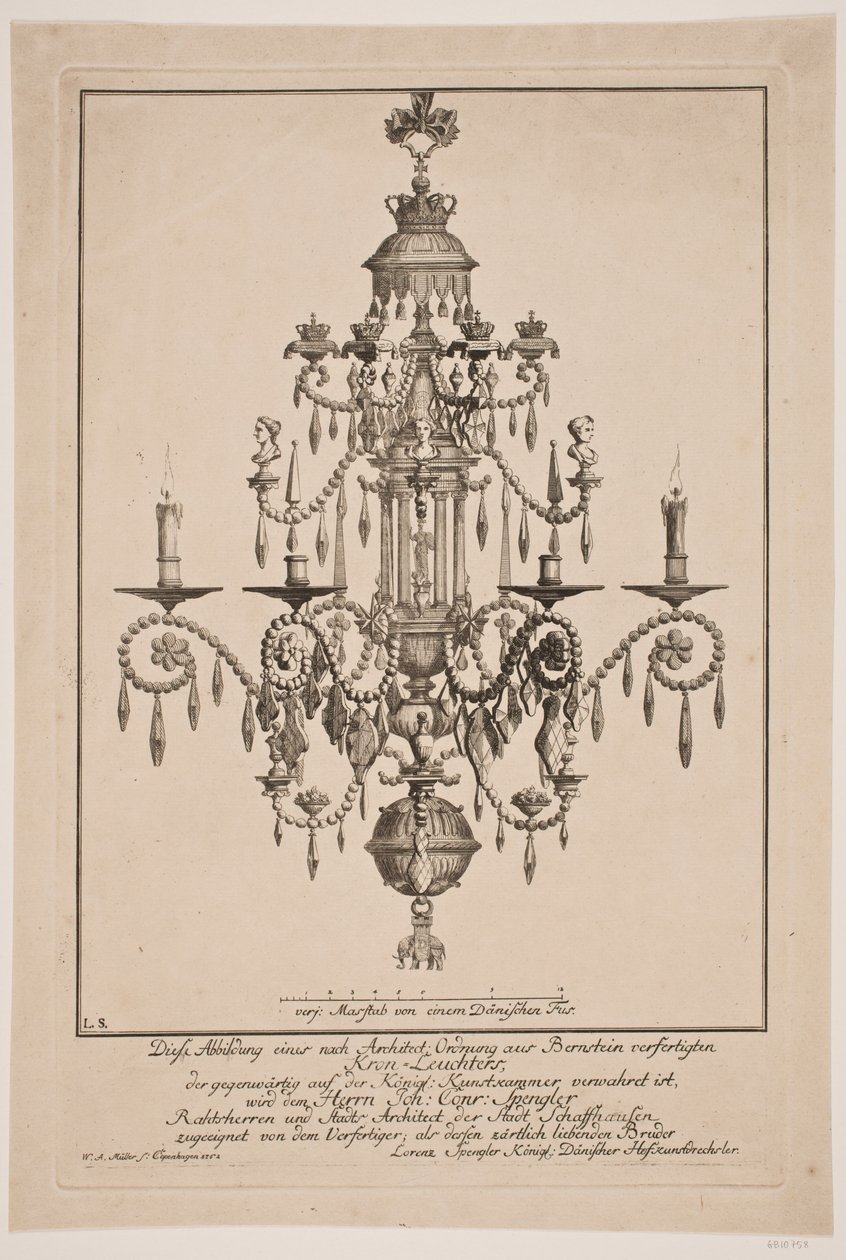 Un candelabro de W.A. Müller
