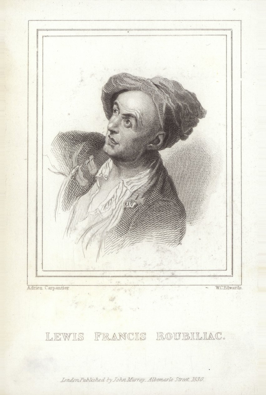 Louis-Francois Roubiliac, escultor francés de W.C. Edwards