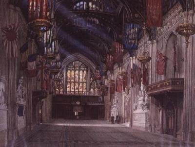Interior del Guildhall de W.D. Radcliffe Beresford