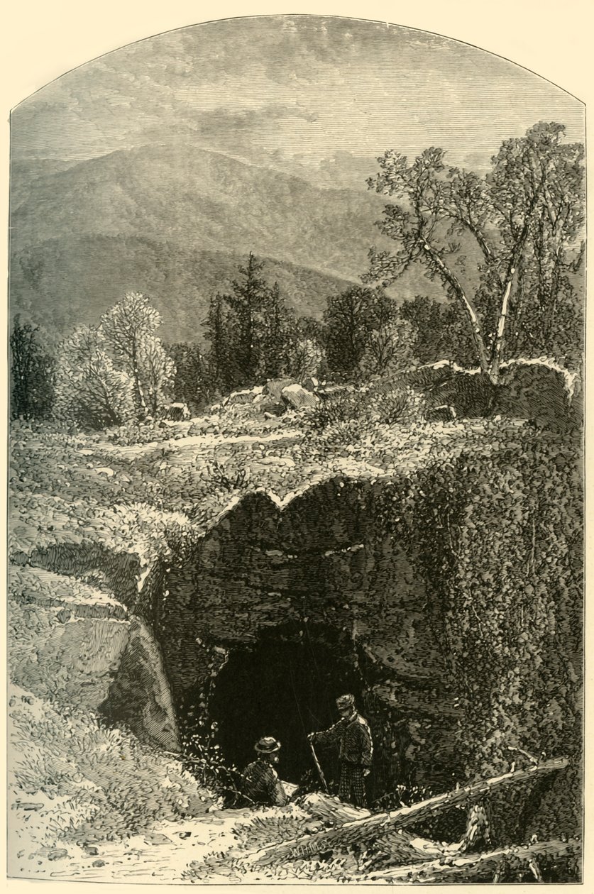 Puente natural, North Adams, 1874 de W.H. Morse