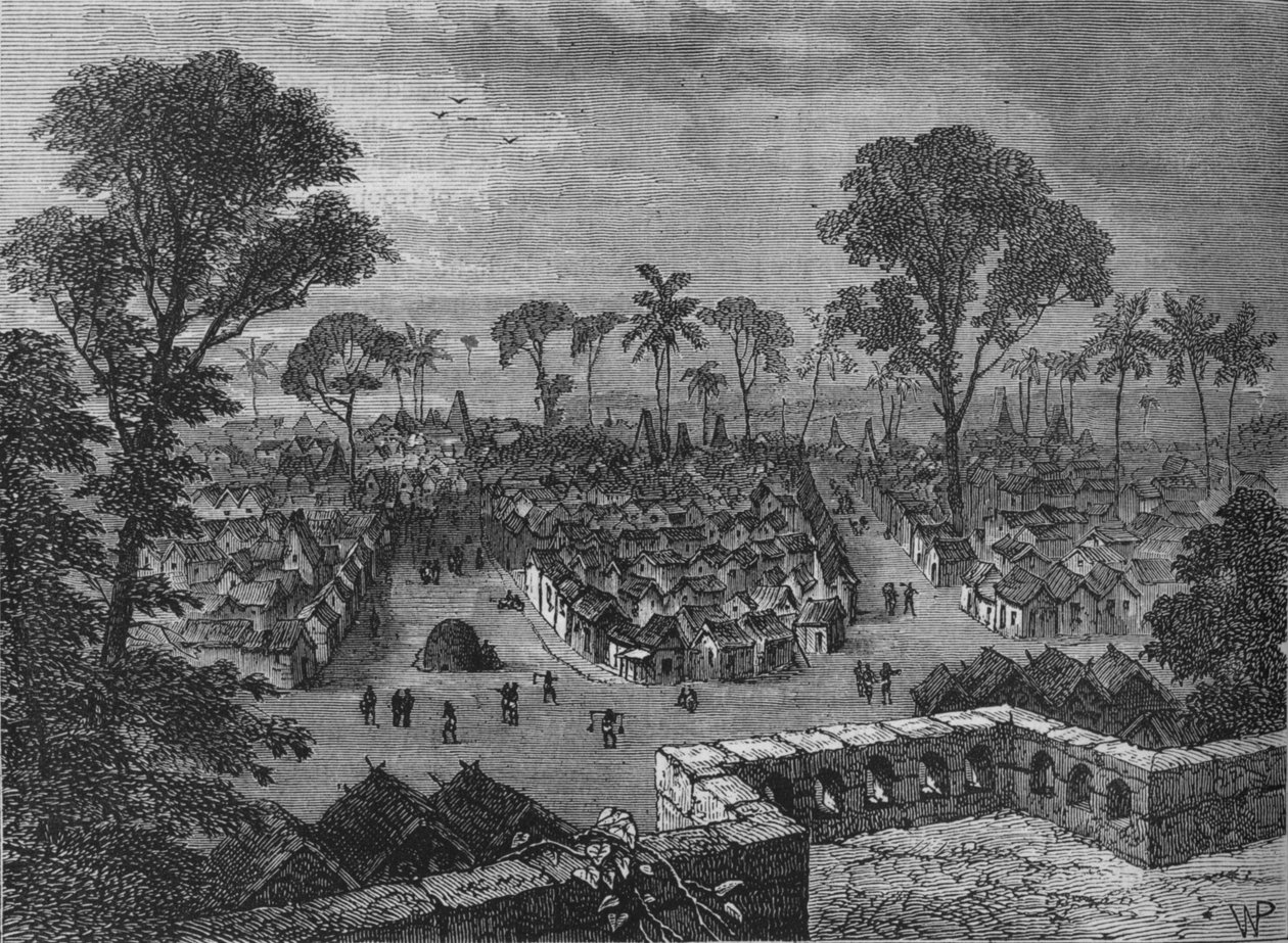 Vista de Coomassie, c. 1880 de W.P.