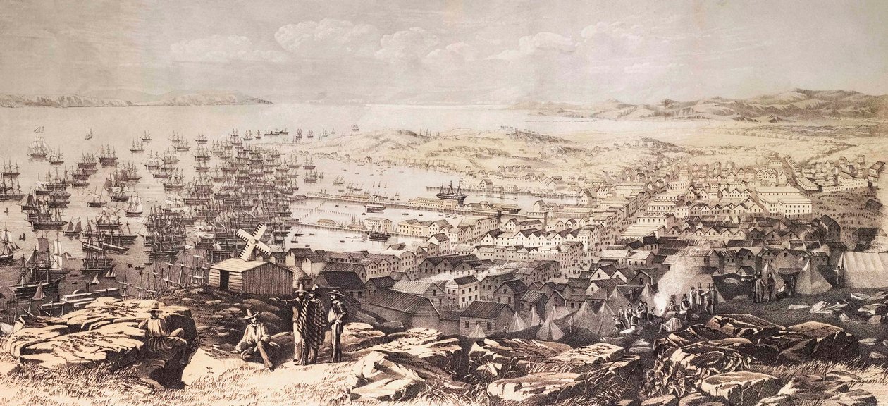 San Francisco en 1851. (imprimir) de W. Boosey