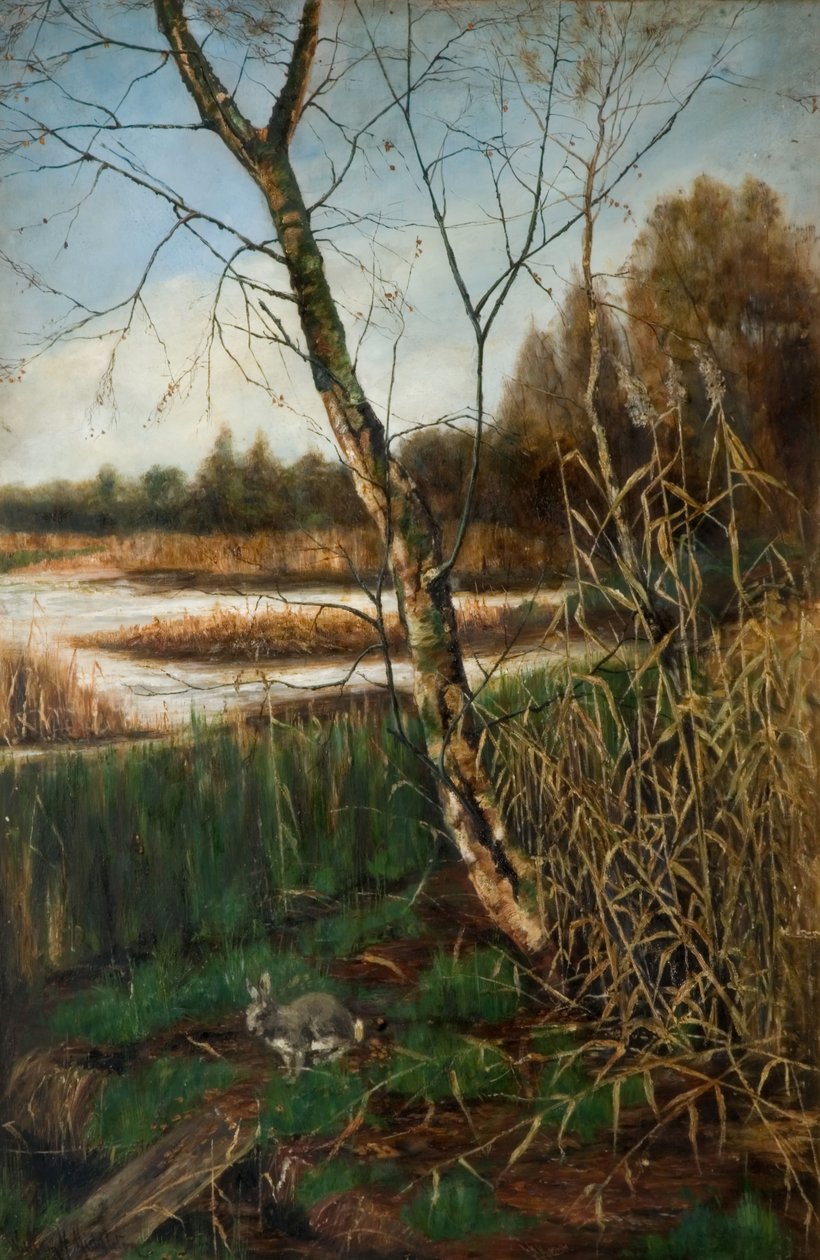 Otoño en Olton Mill de W. H. Middleton