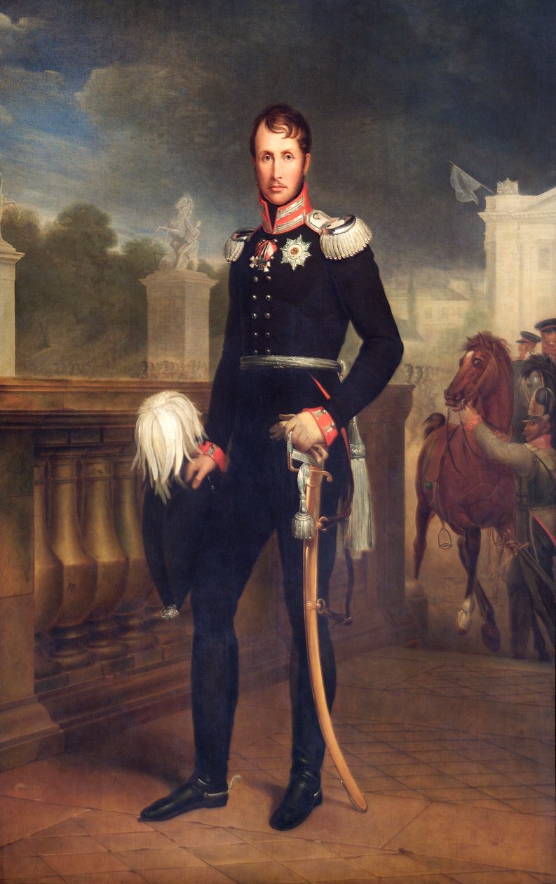 Federico Guillermo III (óleo sobre lienzo) de W. Herbig