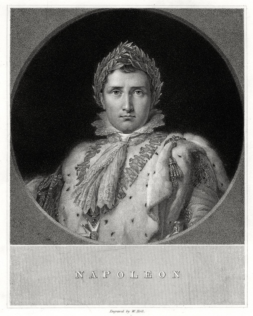 Napoleón Bonaparte, siglo XIX de W. Holl