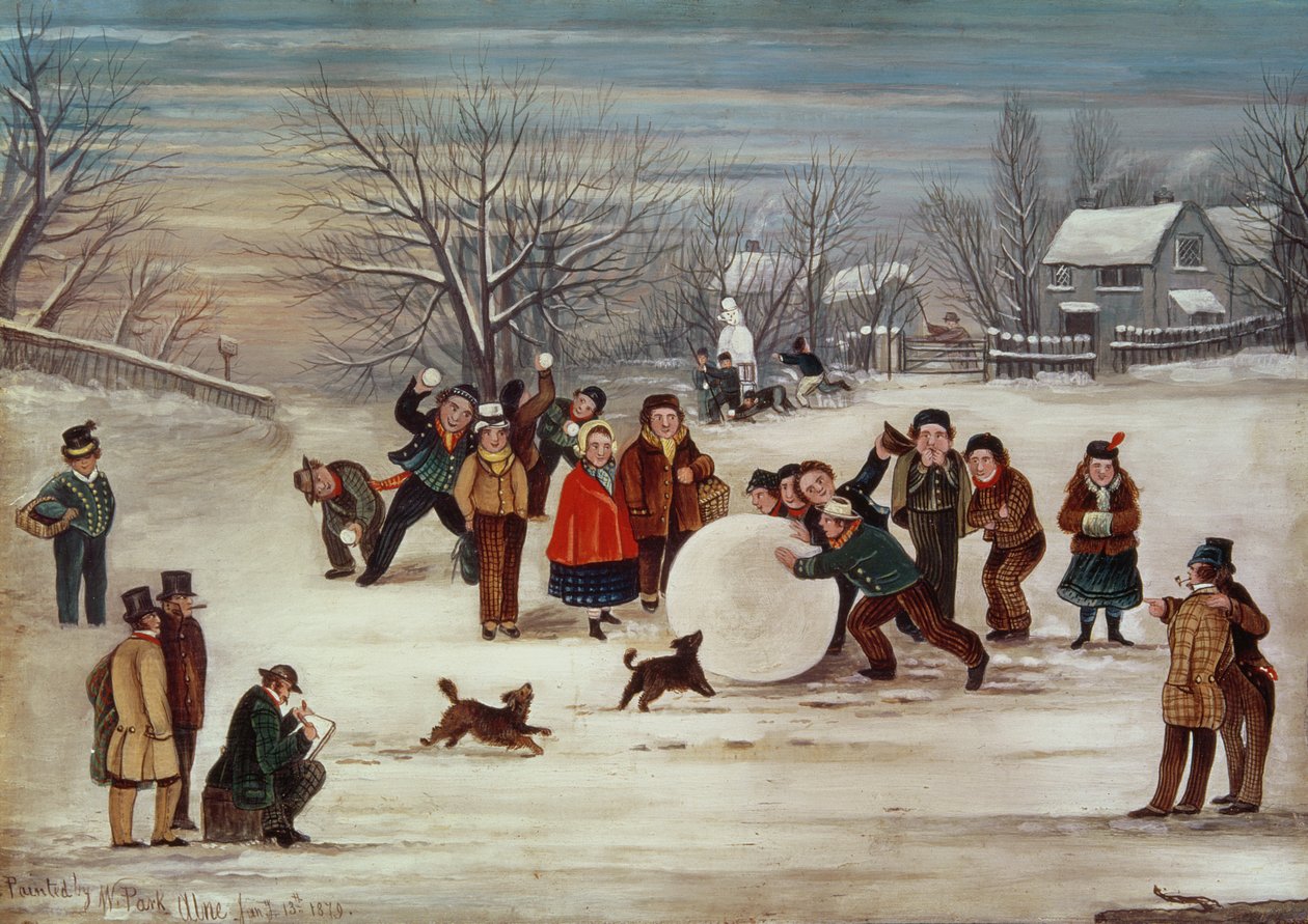 Escena de nieve de W. Park