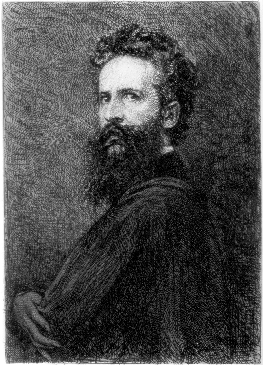 Hans Makart, artista austriaco, c1880-1882 de W. Unger