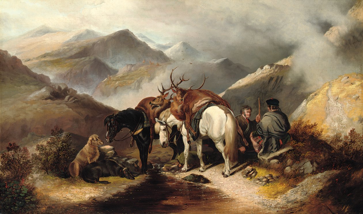 Acechando en las Tierras Altas, 1871 de W. W. Morris