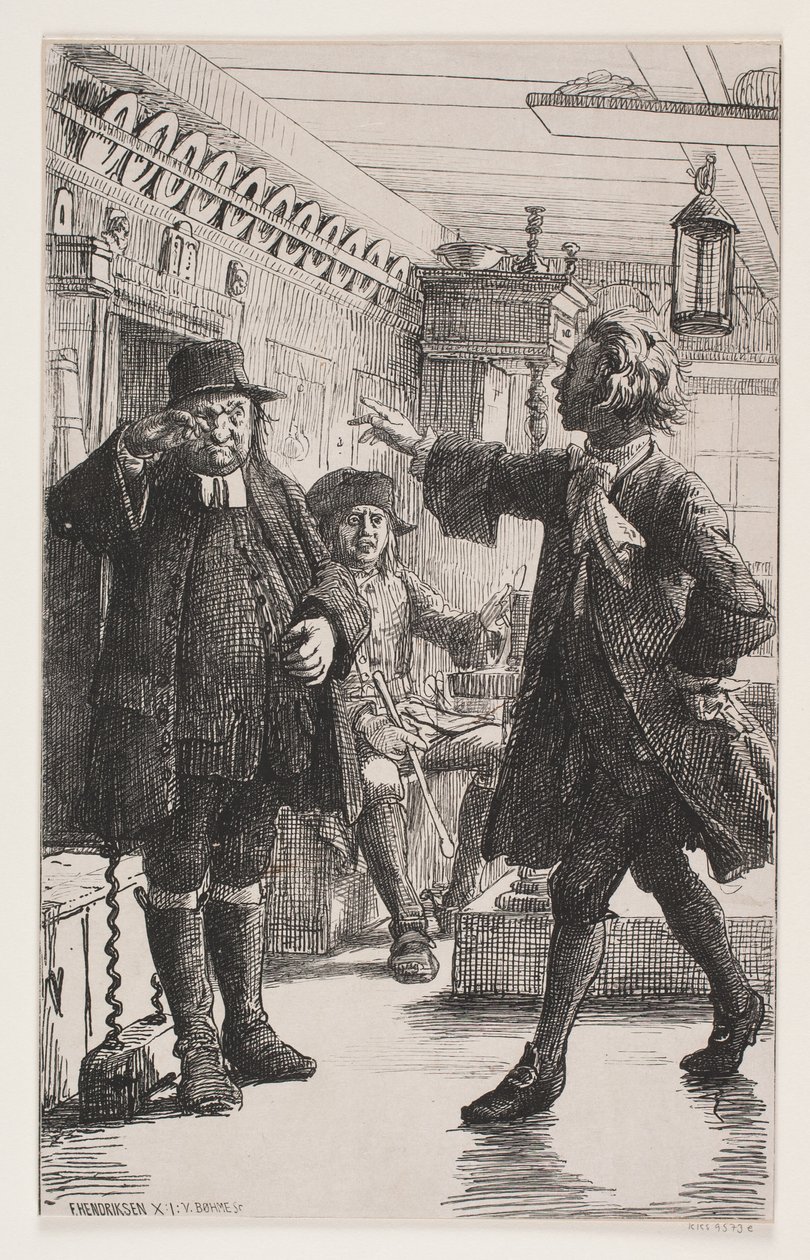 Erasmus Montanus y Per Degn de Waldemar Bøhme
