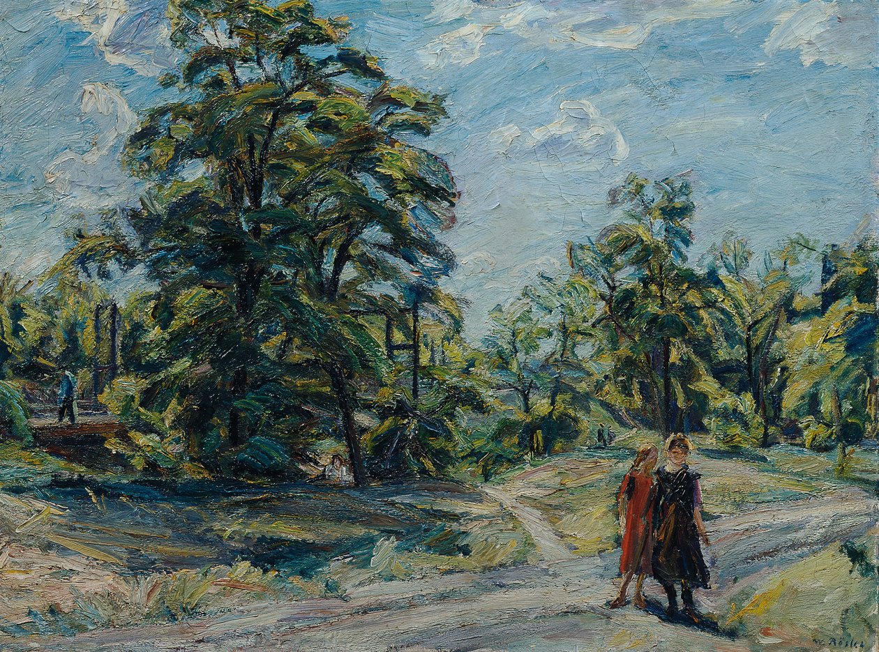 paisaje de árboles de Waldemar Rosler