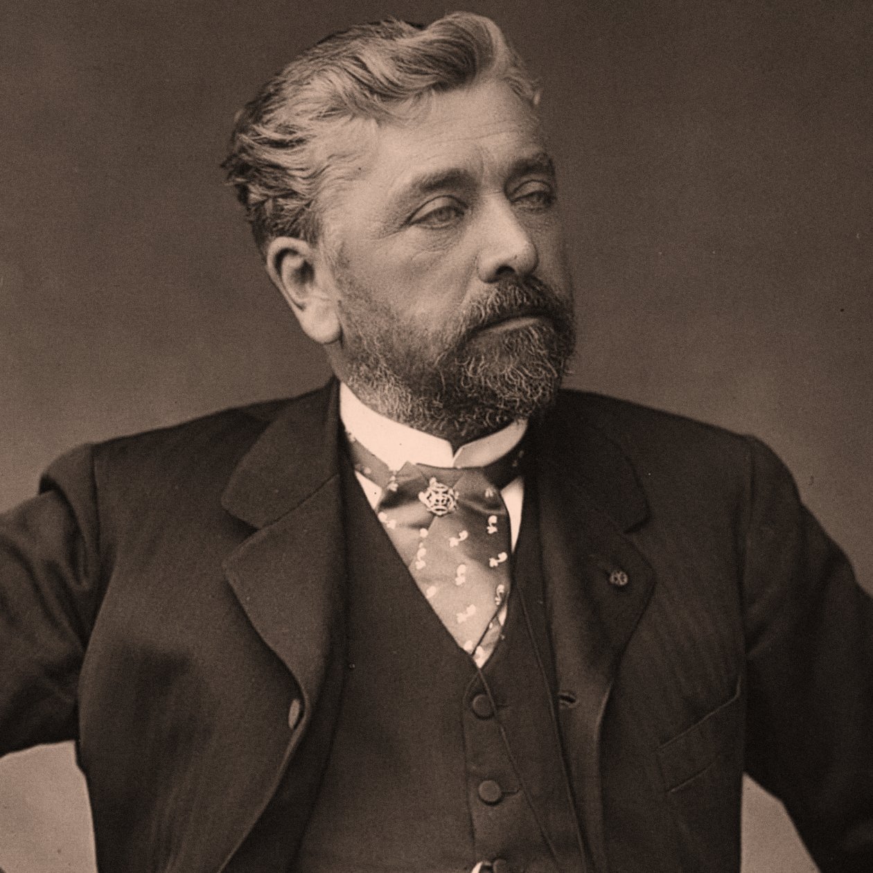 Retrato de Gustave Eiffel. 1889 (foto) de Walery