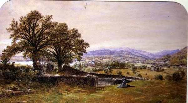 Dama en un Paisaje, Ambleside de Waller Hugh Paton