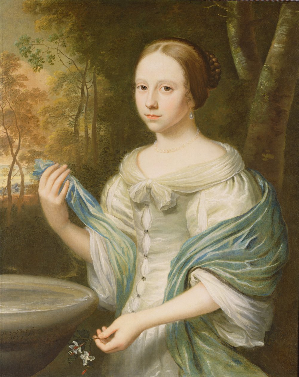 Retrato de una dama, 1671 de Wallerant Vaillant