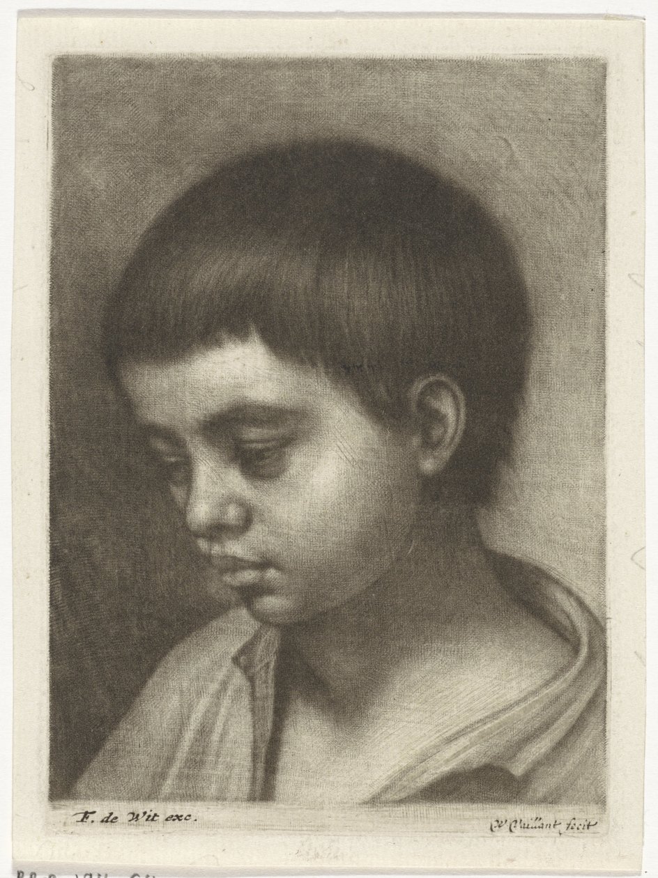 Cabeza de niño, a la izquierda de Wallerant Vaillant