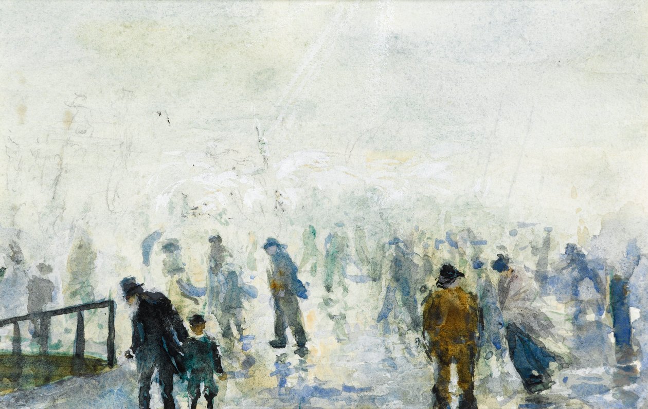 Día de mercado, Amberes de Walter Bonner Gash