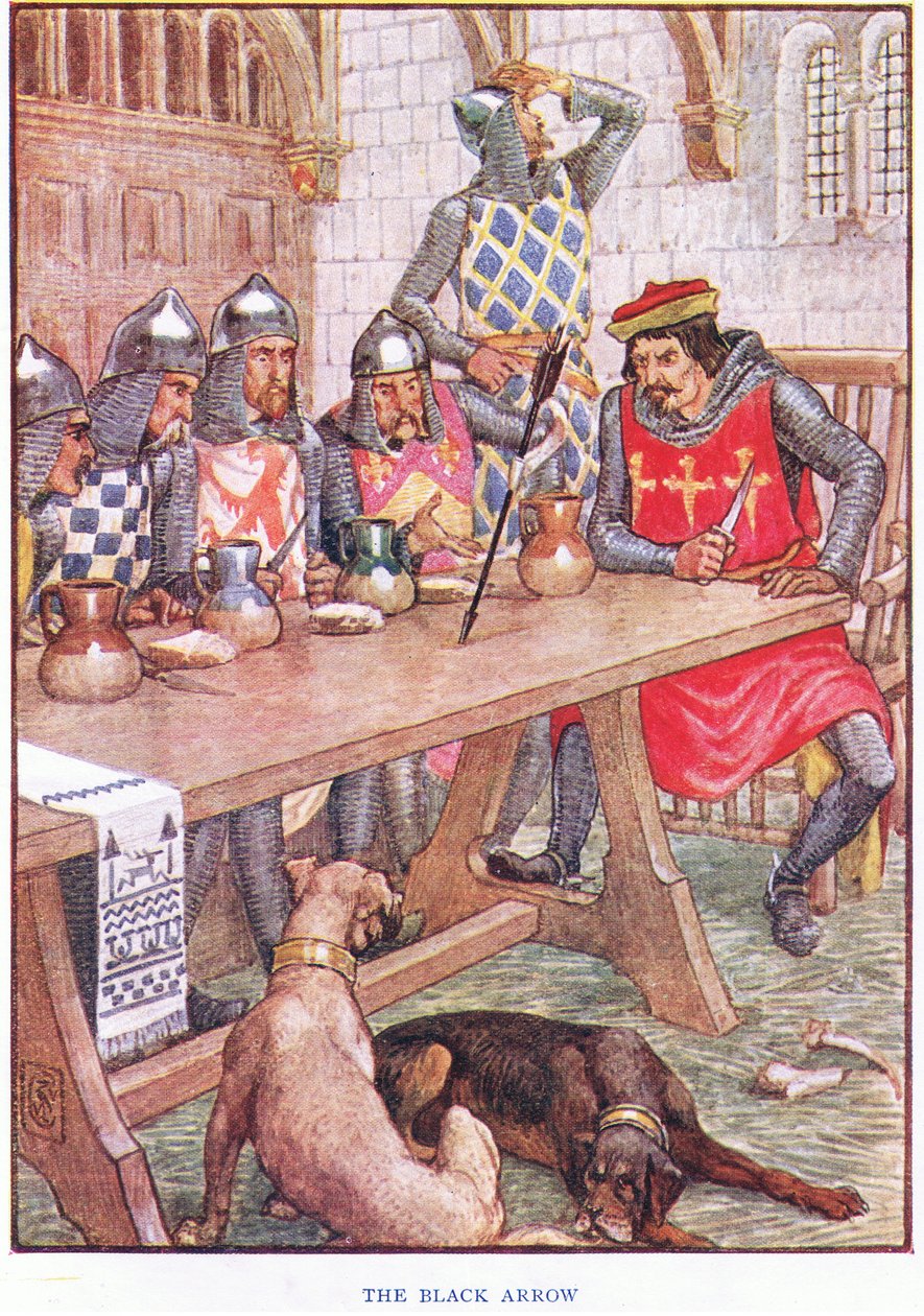 La flecha negra, c.1920 de Walter Crane