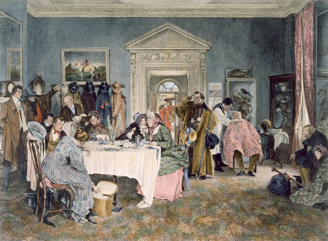 De Londres a York - ¡Tiempo agotado! - un incidente en los viejos días de la diligencia, publicado en 1897 de Walter Dendy Sadler