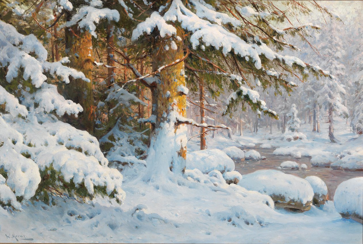 Invierno en el bosque de Walter Moras