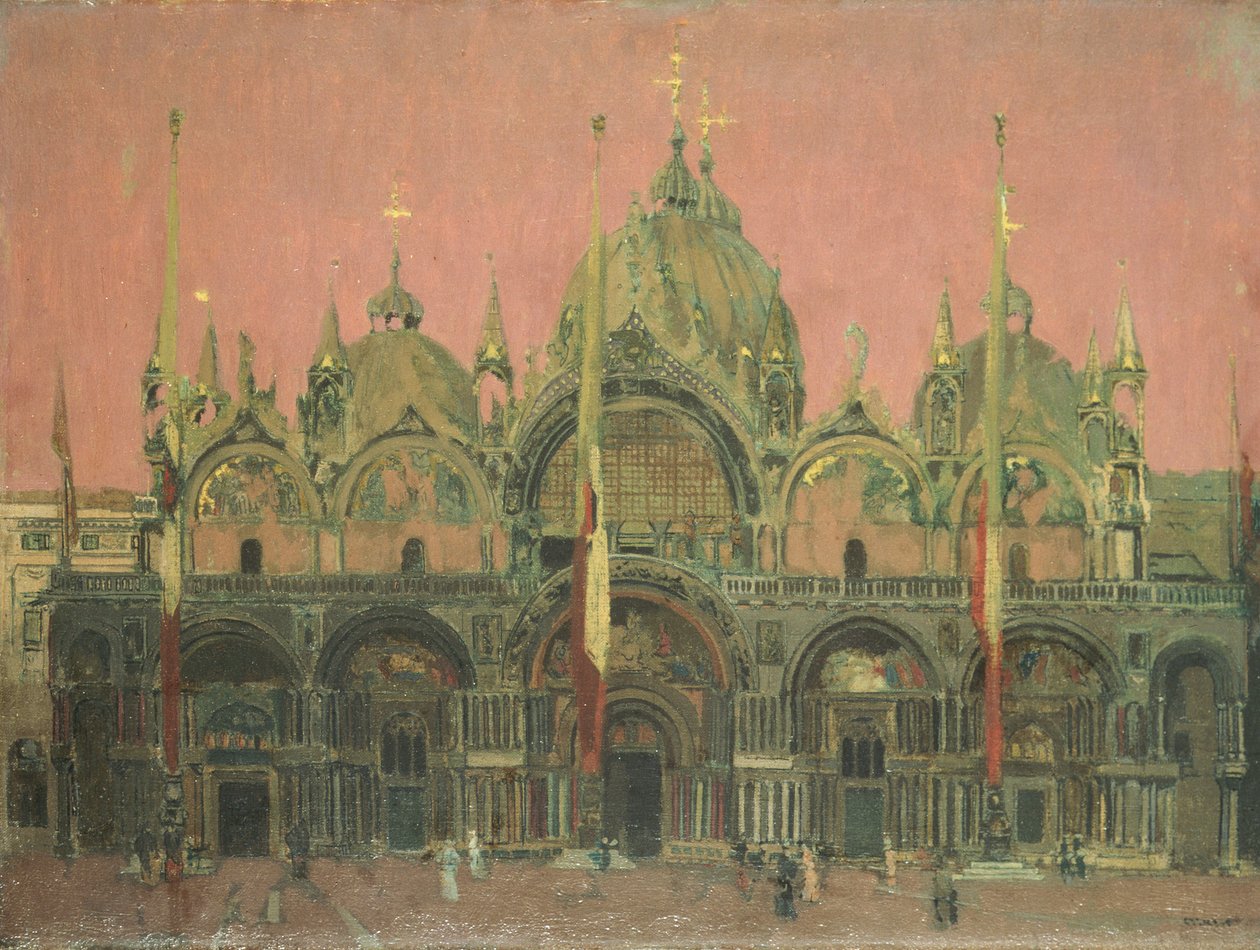 Un cielo rojo por la noche, San Marco de Walter Richard Sickert