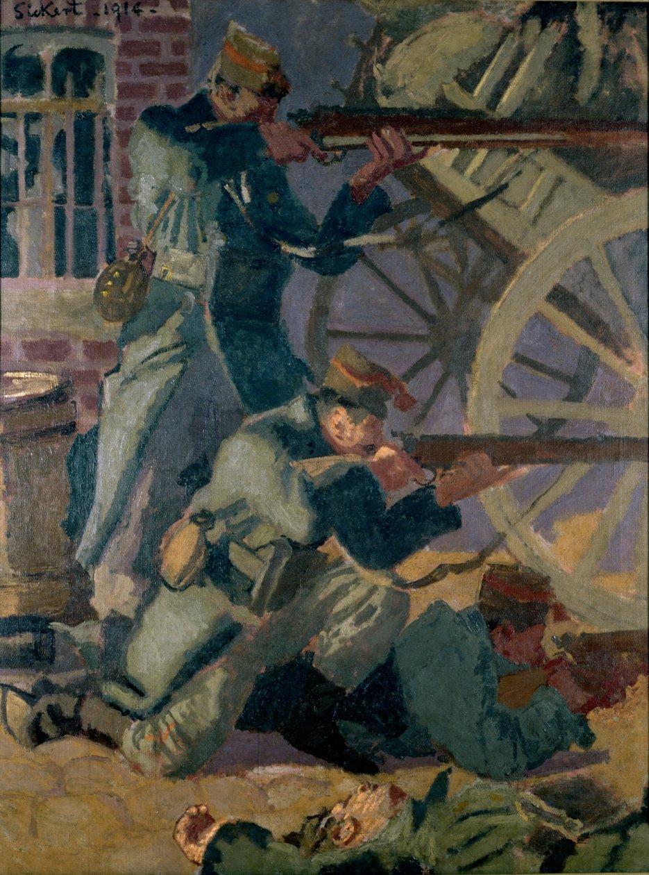 Soldados del Rey Alberto el Listo, 1914 de Walter Richard Sickert