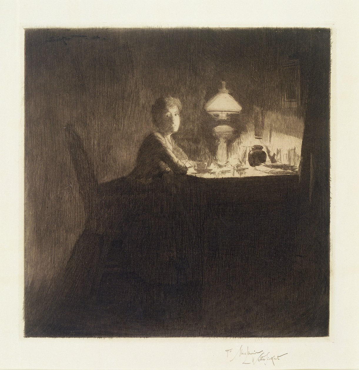 El gerente en funciones, 1884 de Walter Richard Sickert