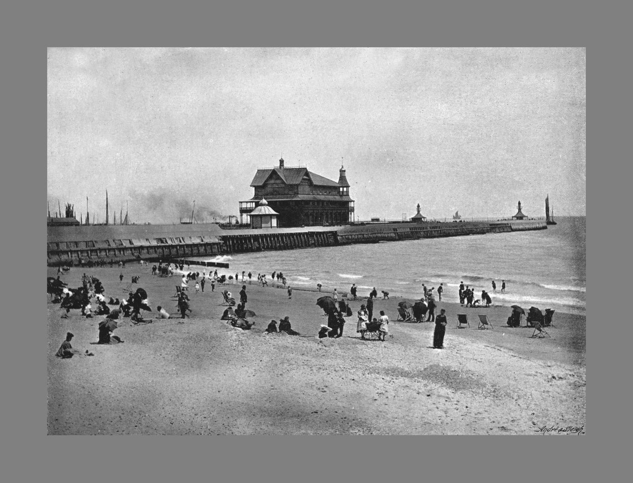 El Muelle, Lowestoft, c. 1900 de Walter Boughton