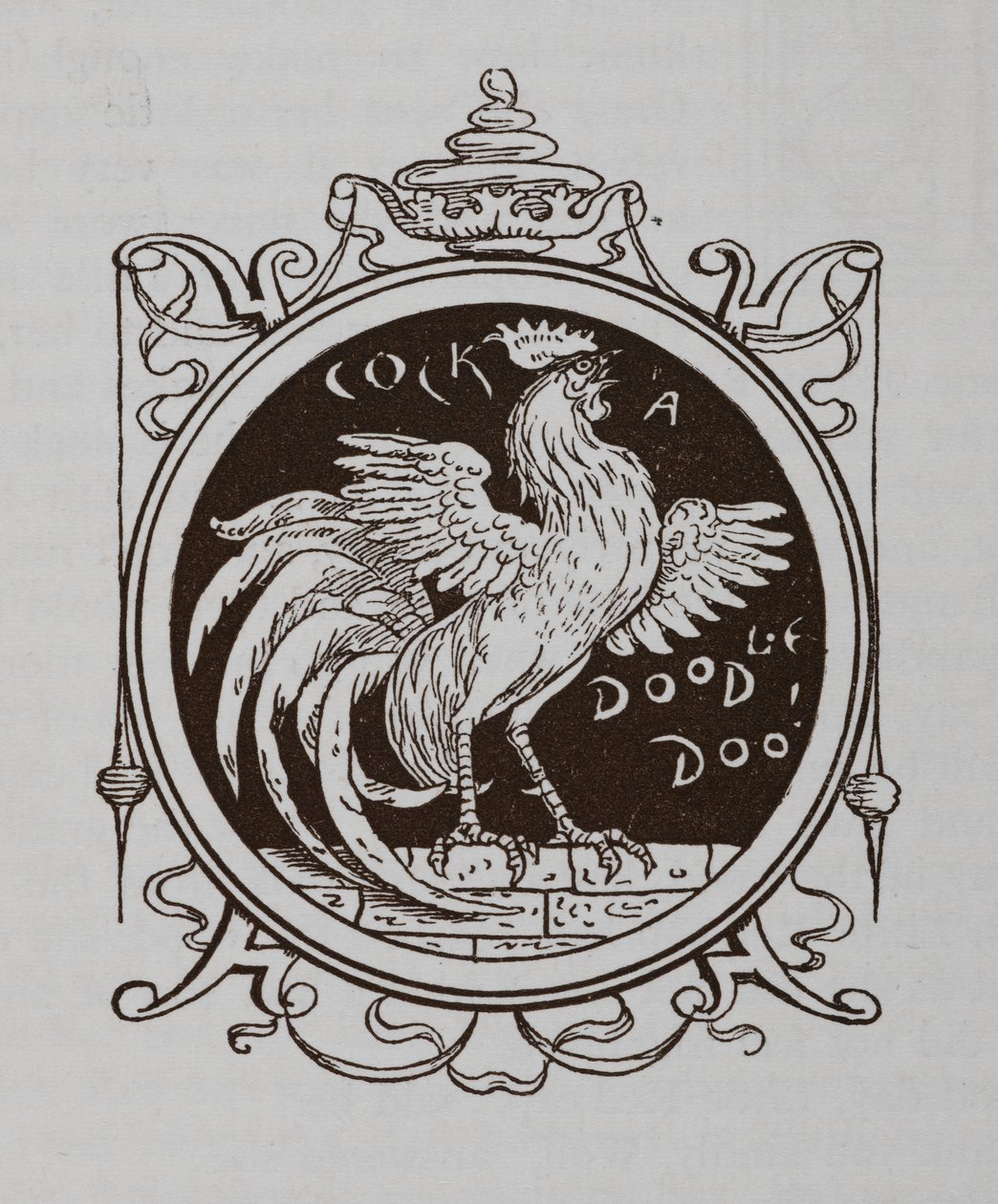 El canto de un gallo. de Walter Crane