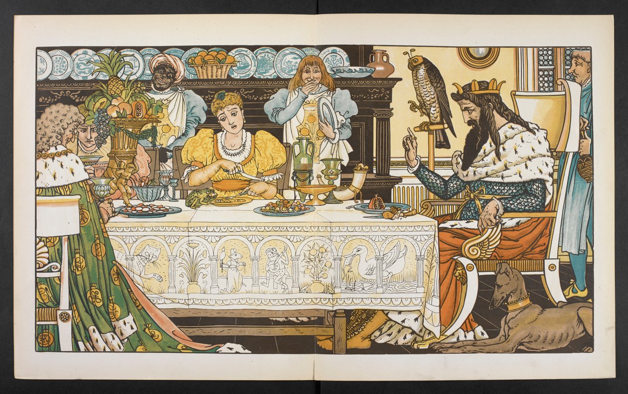 Ilustración para el Príncipe Rana. de Walter Crane