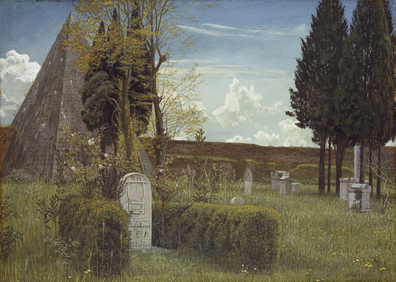 La tumba de Keats, 1873 de Walter Crane