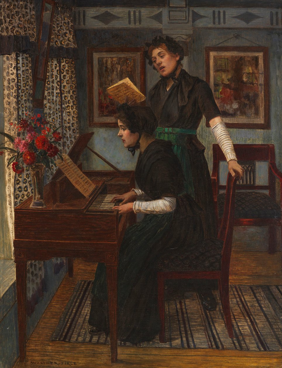 La lección de música de Walter Firle