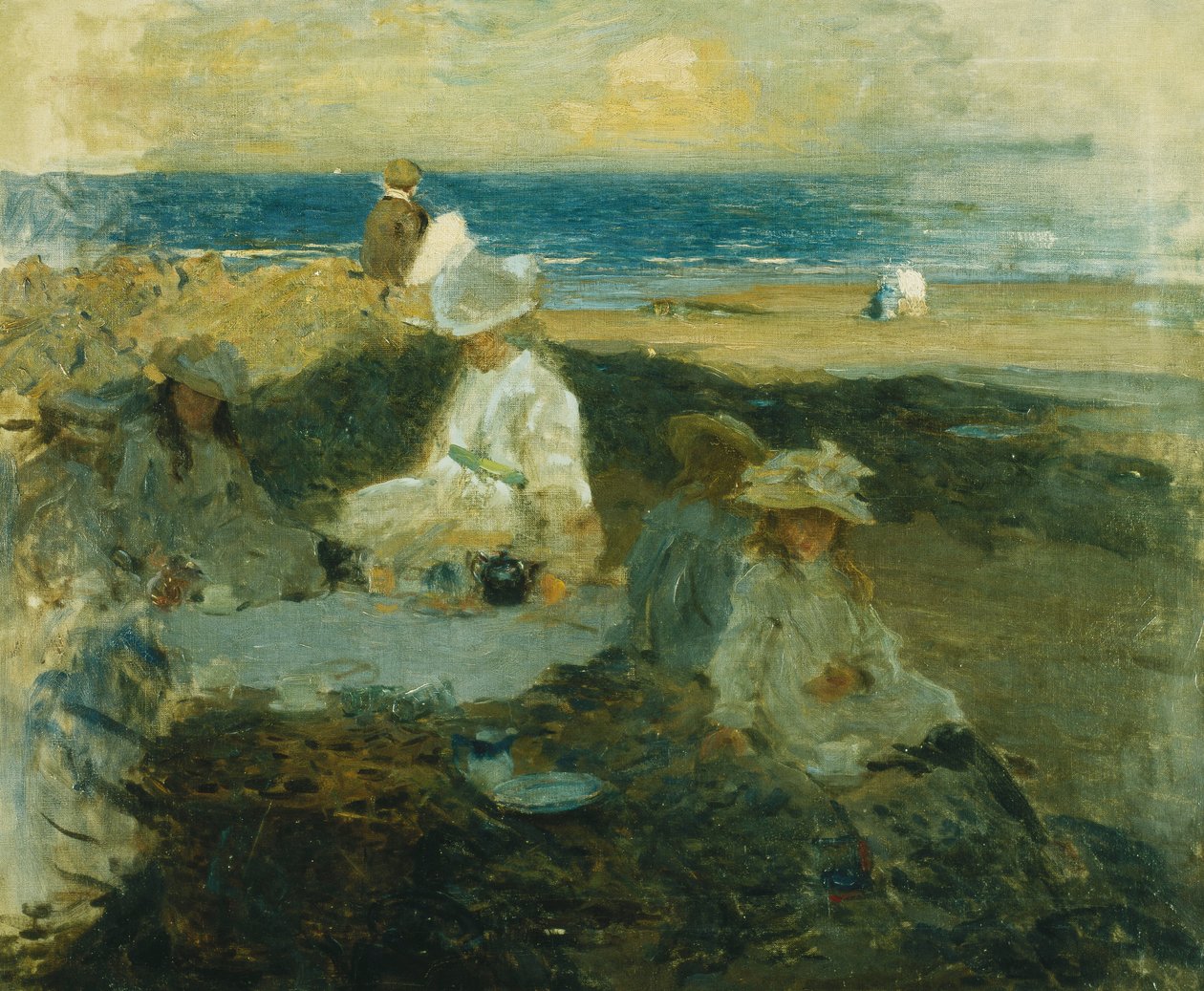 En la playa, c.1903 de Walter Frederick Osborne