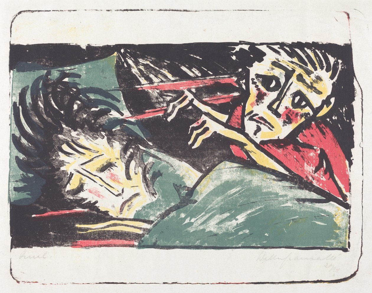 Cual Tormento, 1920-1921 de Walter Gramatte
