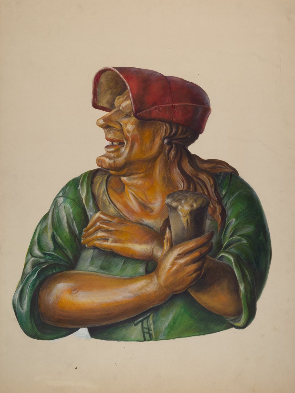 Figura de taberna, c. 1937 de Walter Hochstrasser