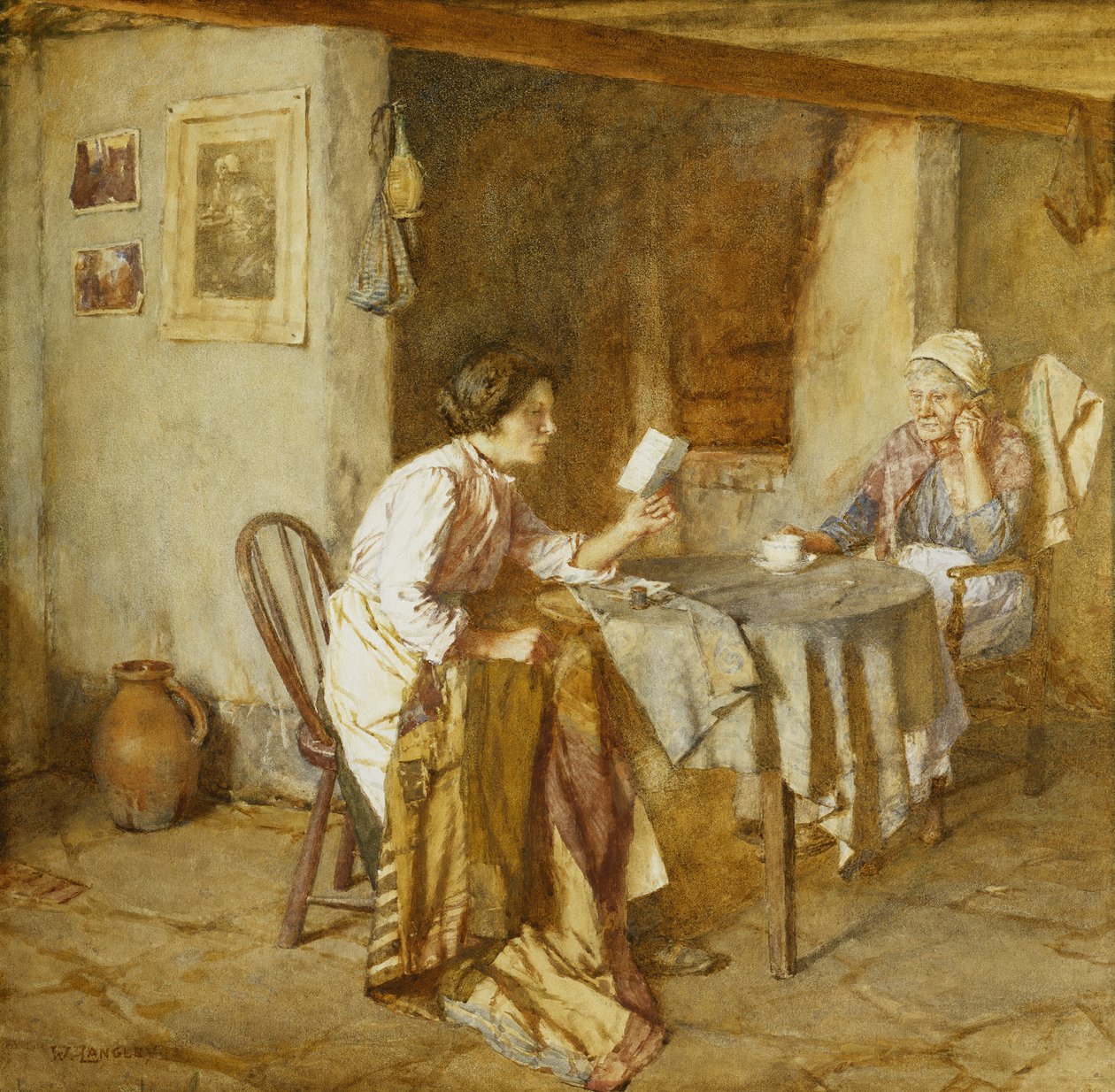 La carta de Walter Langley