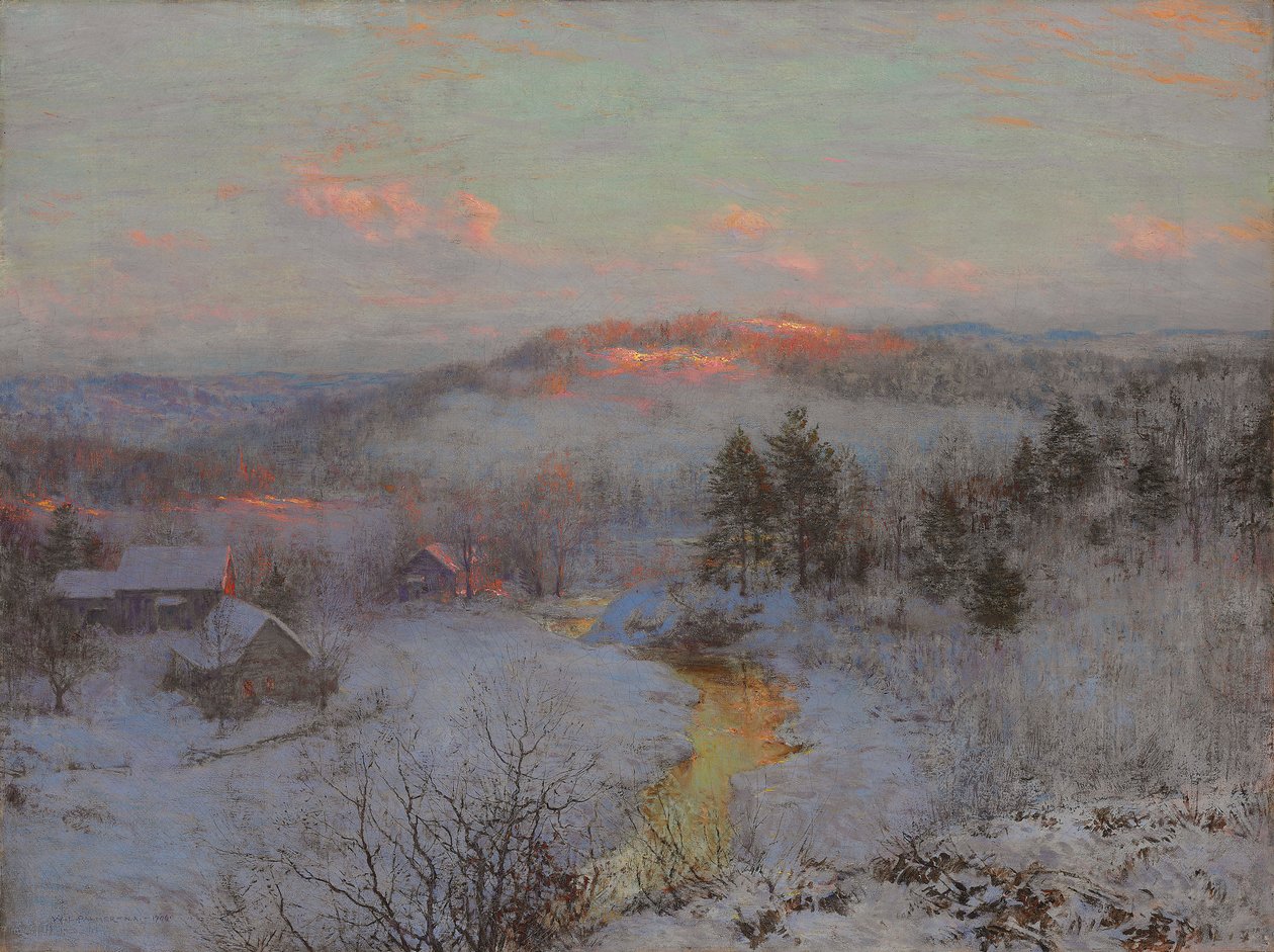 Invierno menguante de Walter Launt Palmer
