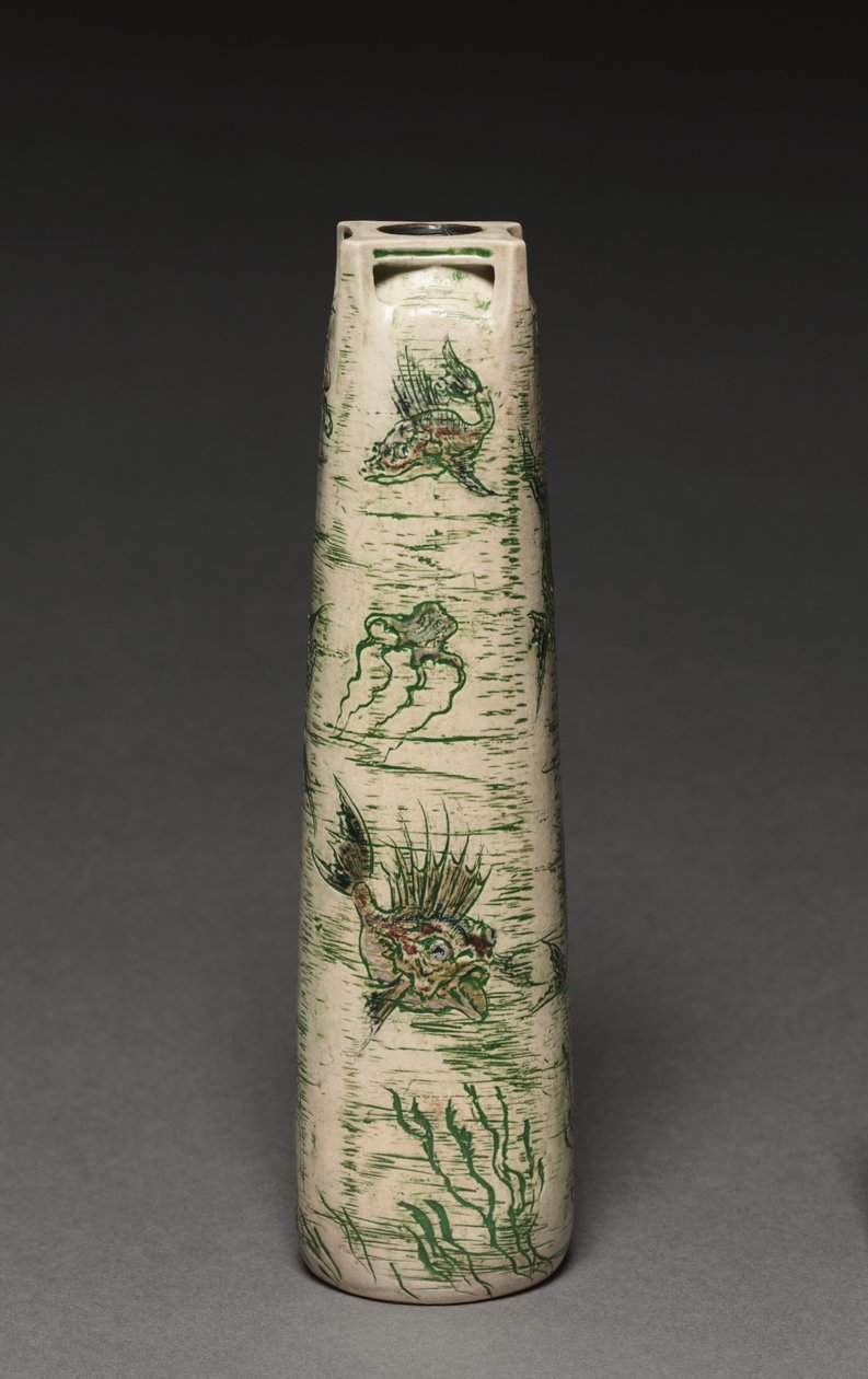 Jarrón: Peces, 1908 de Walter Martin