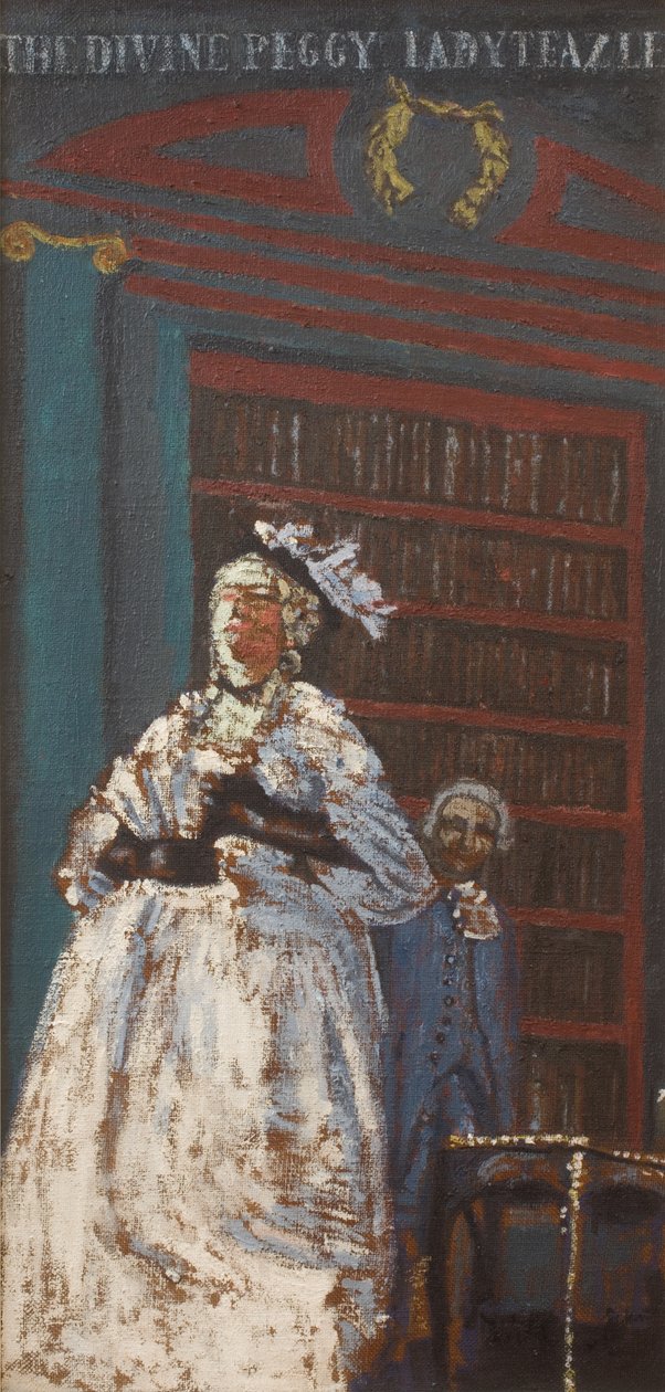La Divina Peggy - Lady Teazle de Walter Richard Sickert