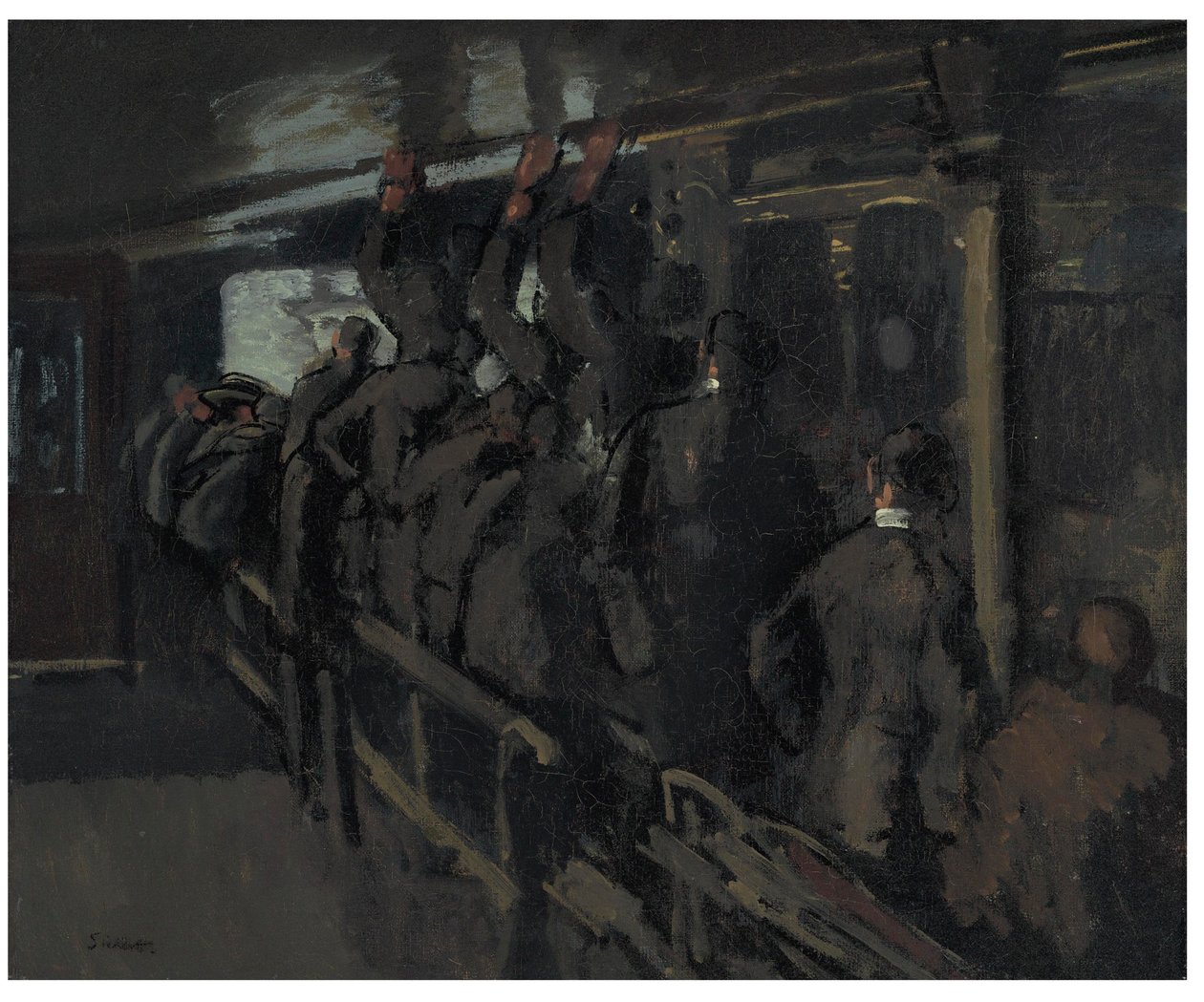 La Galería en el Viejo Mogul de Walter Richard Sickert