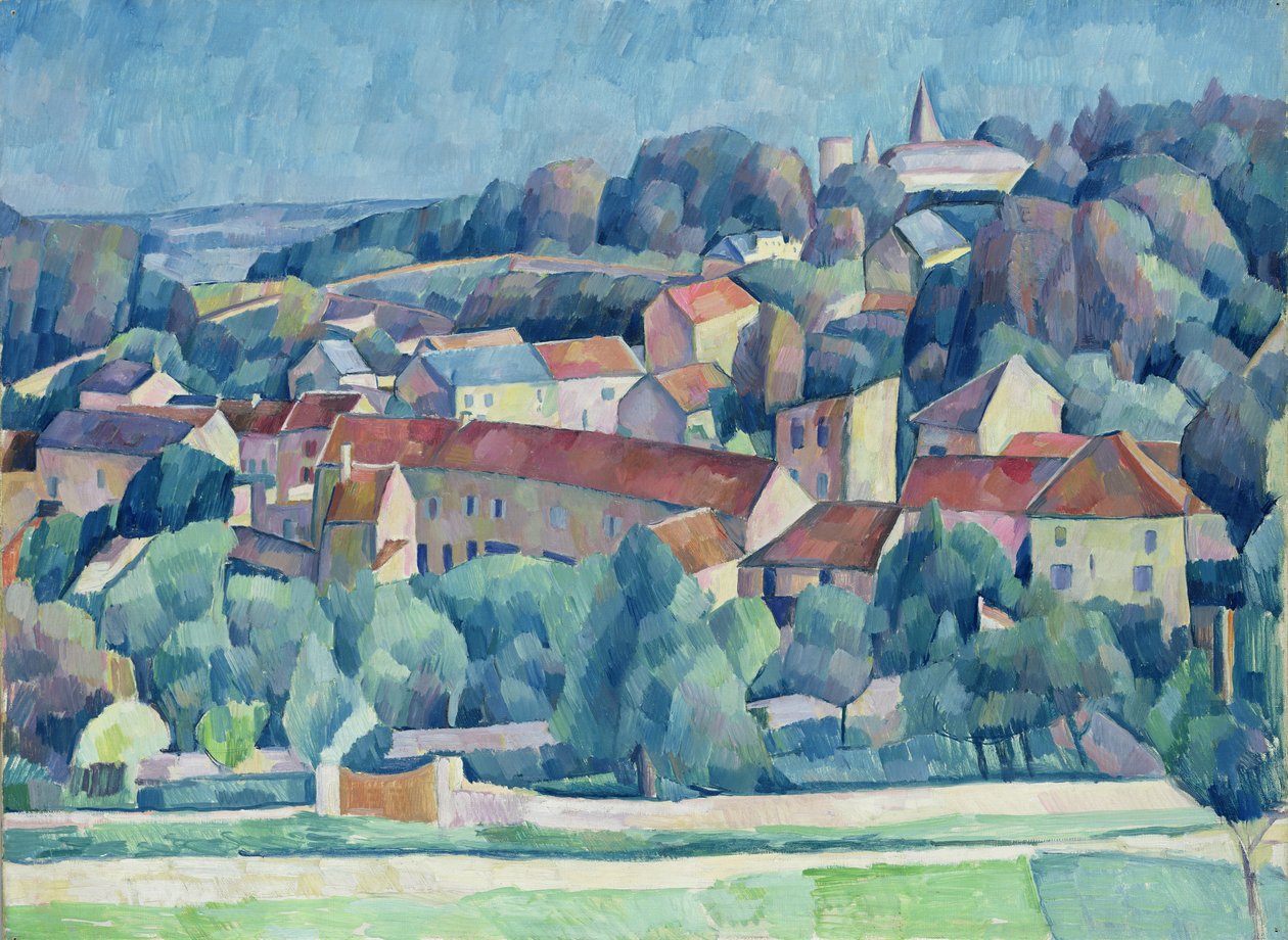 Pueblo y Castillo de Hardricourt de Walter Rosam