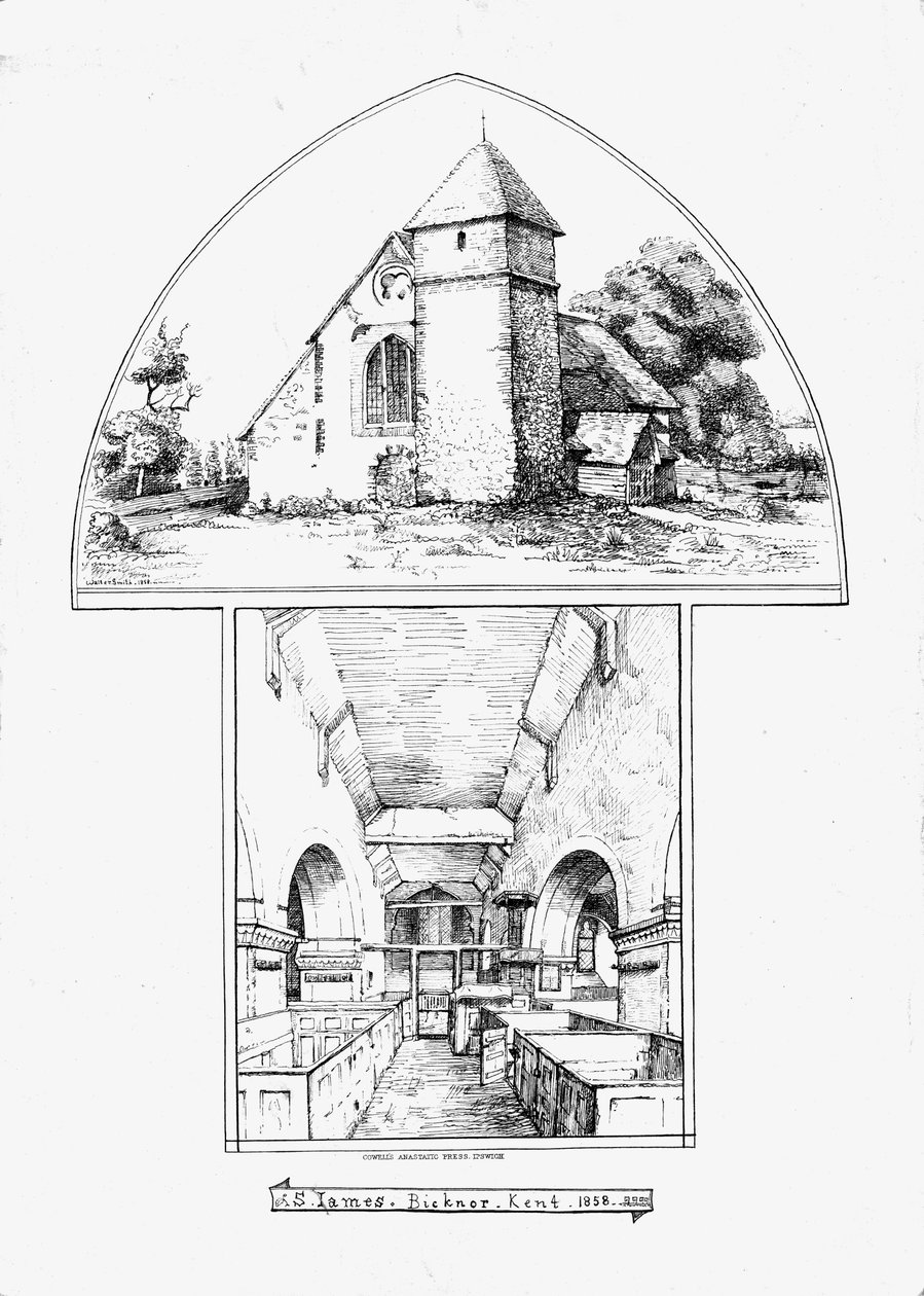 San Jaime, Bicknor, Kent, 1858 de Walter Smith