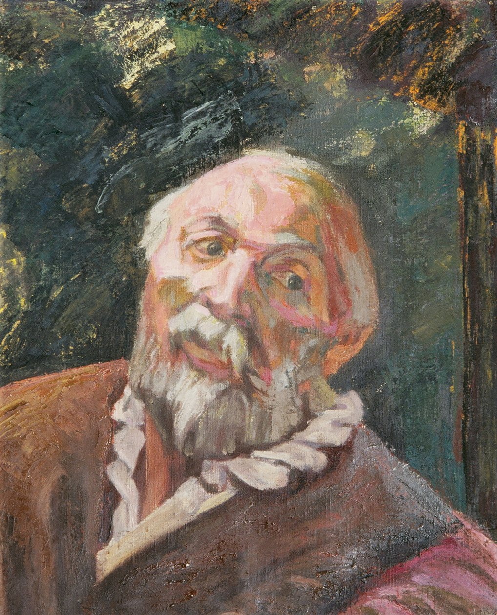 Retrato de un anciano de Walther Gamerith