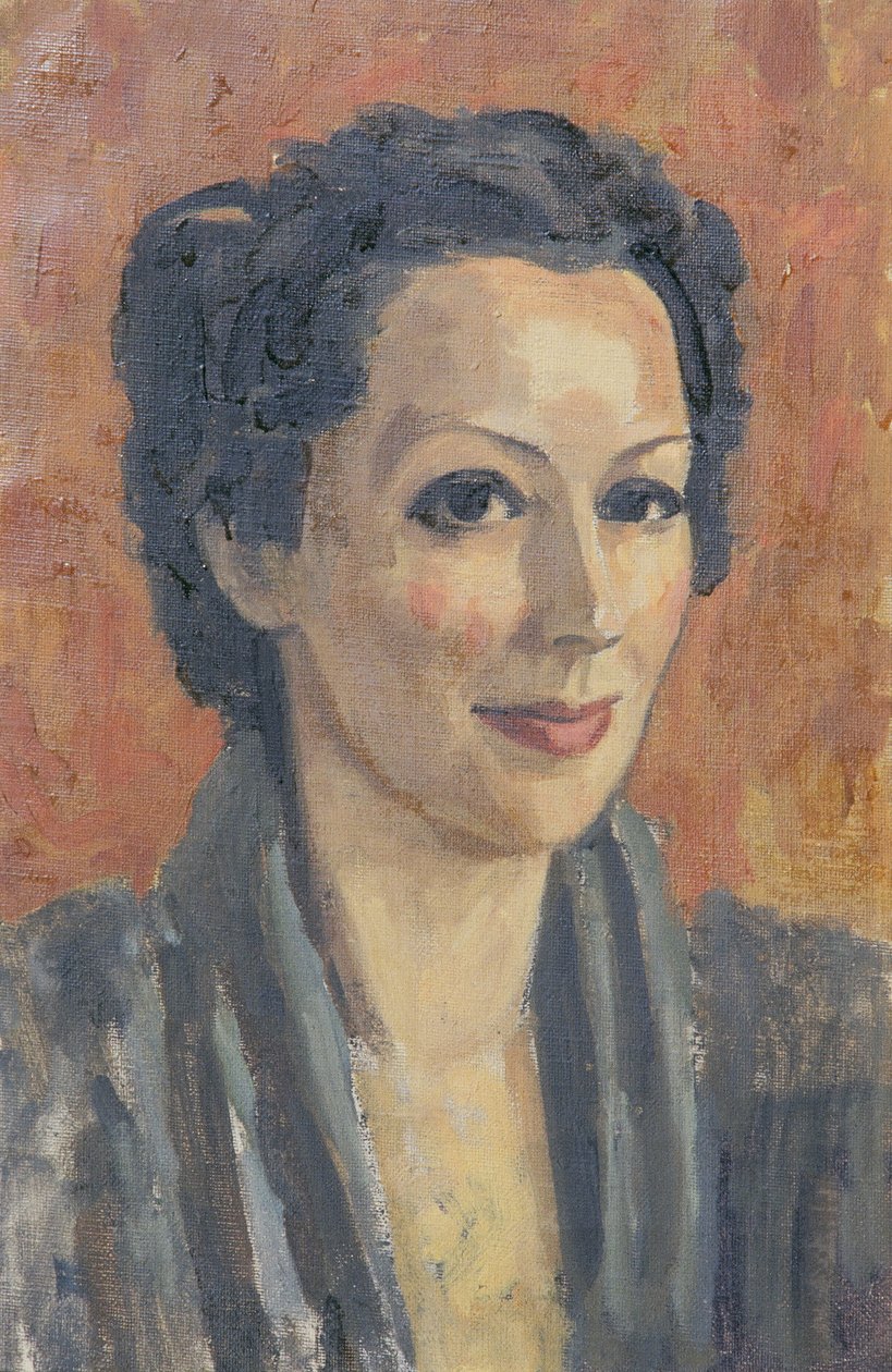 retrato de una dama de Walther Gamerith