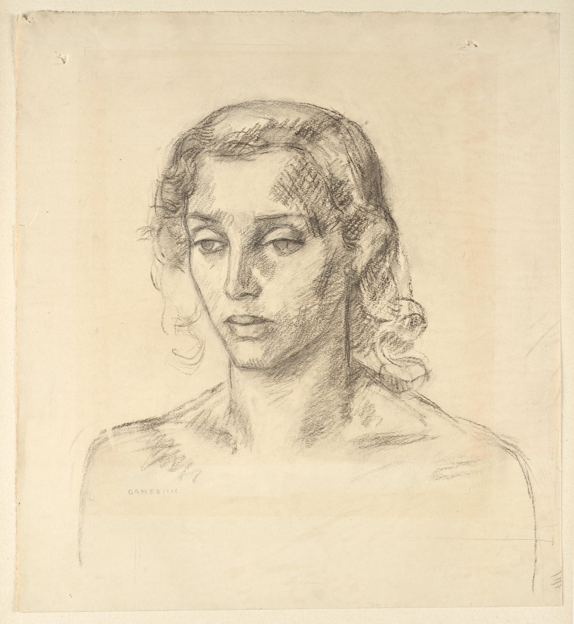 Retrato de una dama de Walther Gamerith
