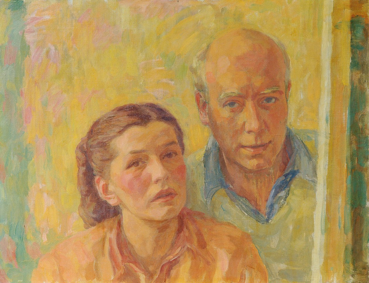 Doble retrato de Walter y Grete Gamerith de Walther Gamerith