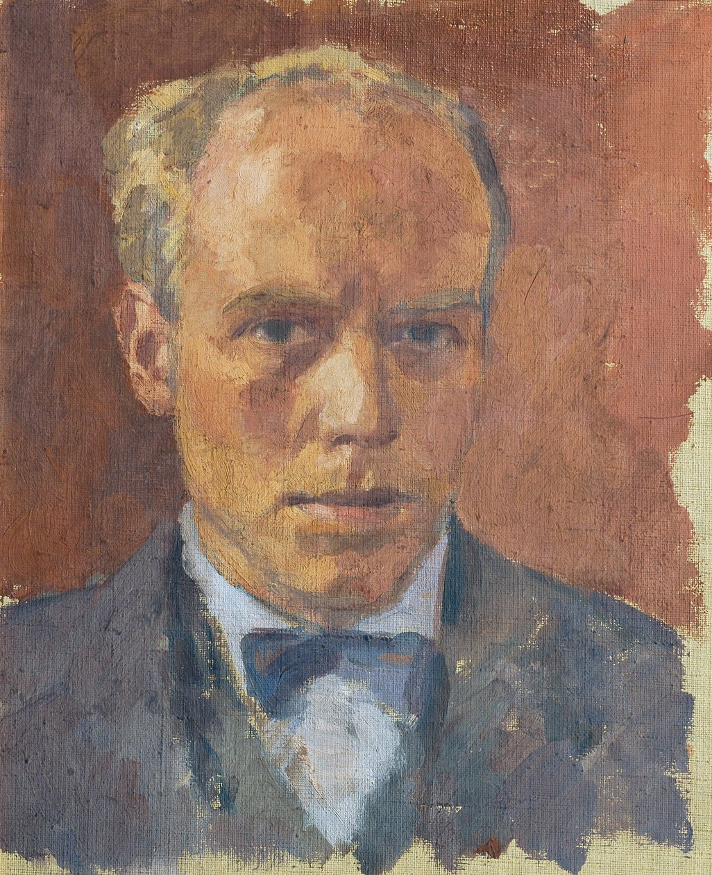 Autorretrato temprano de Walther Gamerith