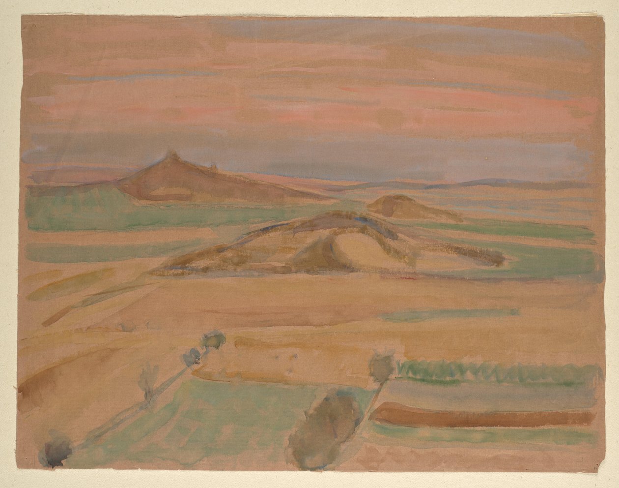 Paisaje montañoso de Walther Gamerith