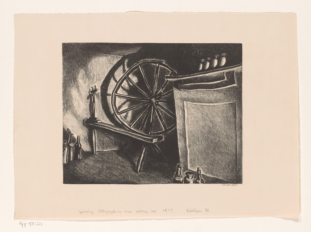 Rueda giratoria de Wanda Gág (signed by artist)