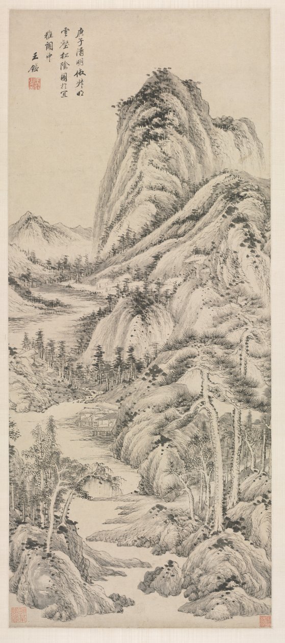 Shade of Pines in a Cloudy Valley de Wang Jian